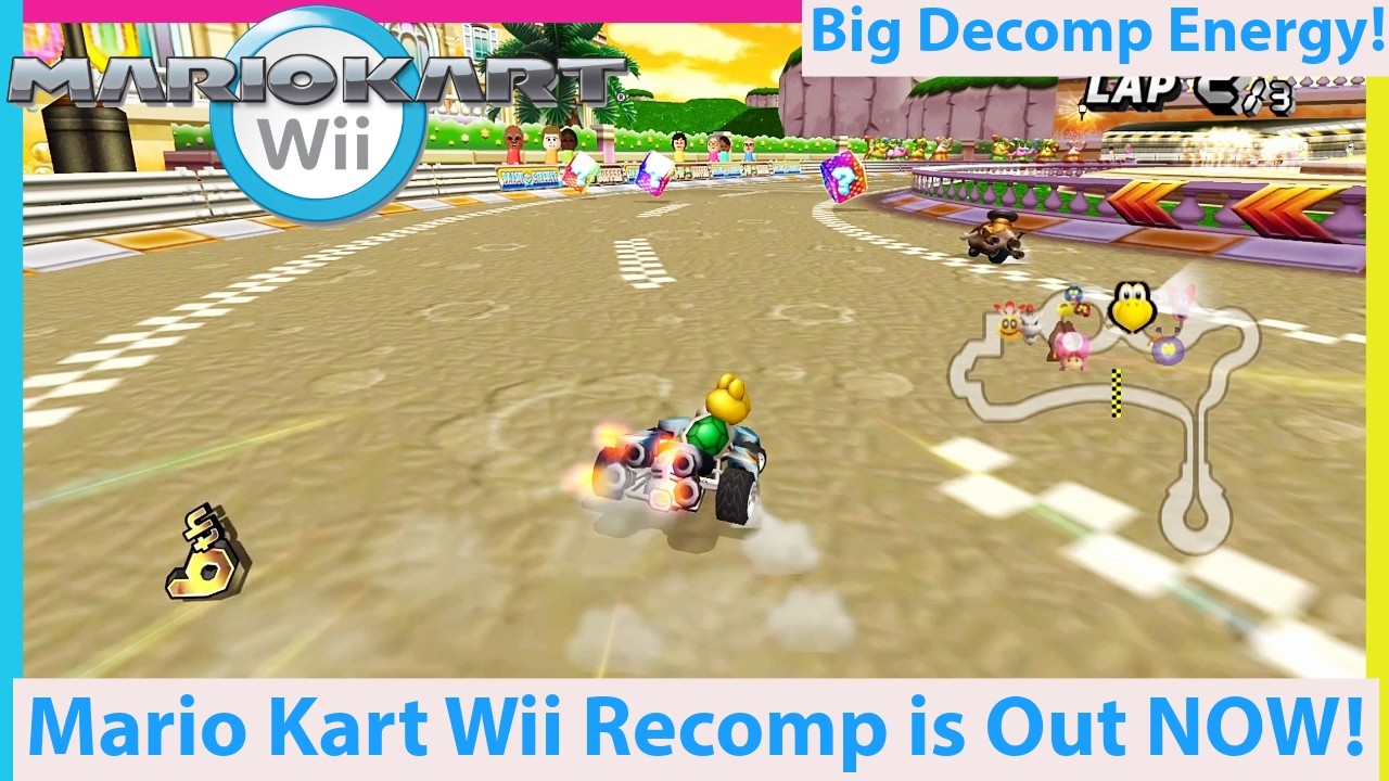 Mario Kart Wii Recomp Out NOW! Mario Kart Wiicompiled BETA