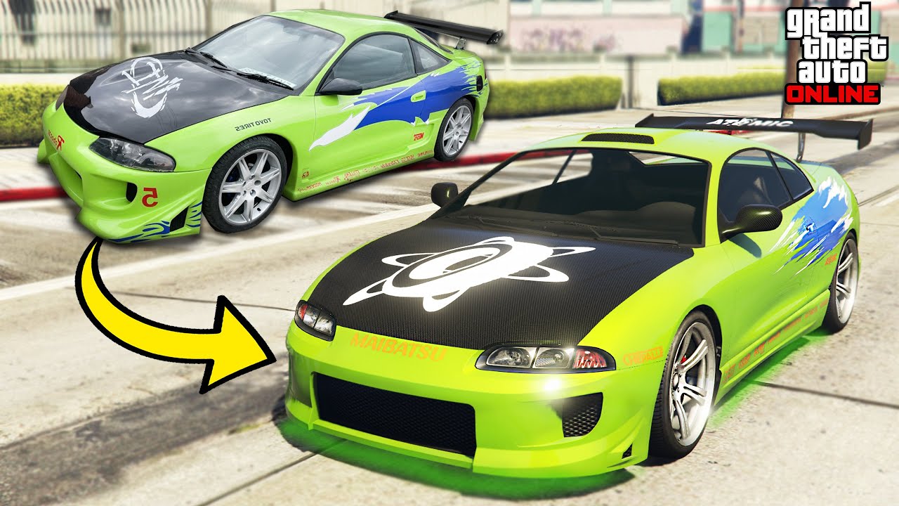 GTA 5 Paul Walker'ın Fast and Furious Mitsubishi Eclipse - Maibatsu Penumbra FF
