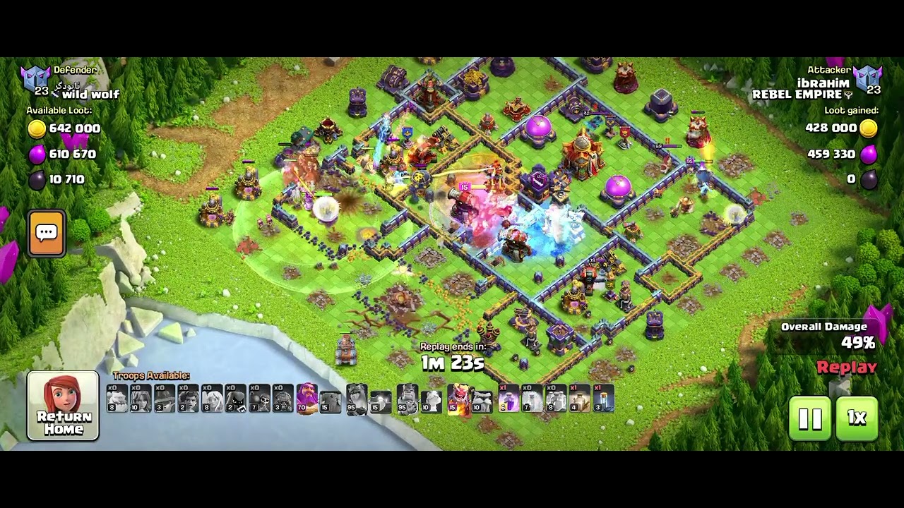 Townhall 16.. root riders attack with Dragon Duke #coc #clashofclans #viral #games #brainrot  