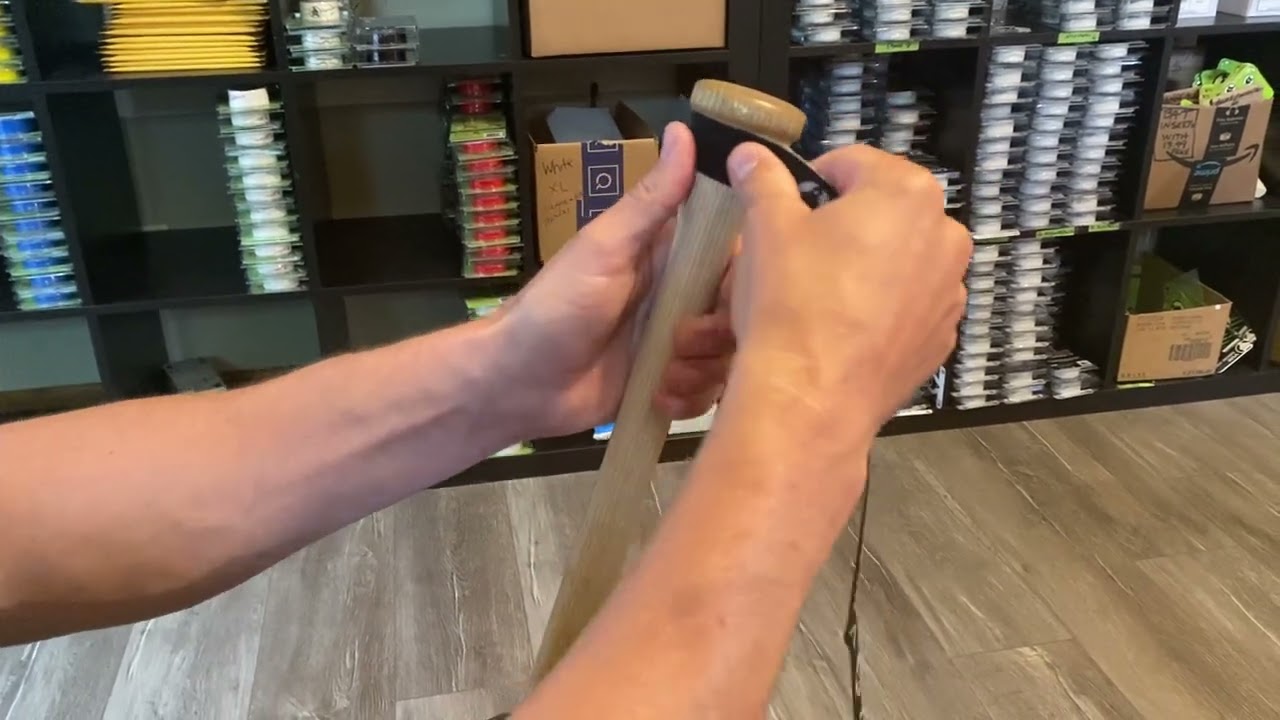 How to Wrap a Bat: Wrapping a VukGripz Bat Grip with Large Tapered End