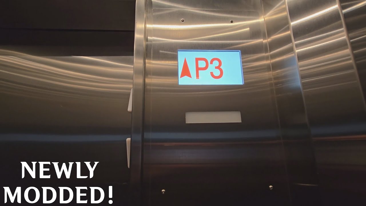NEWLY MODDED!! Schindler RT Hydraulic Parking Elevators at FortisBC Centre - Vancouver BC