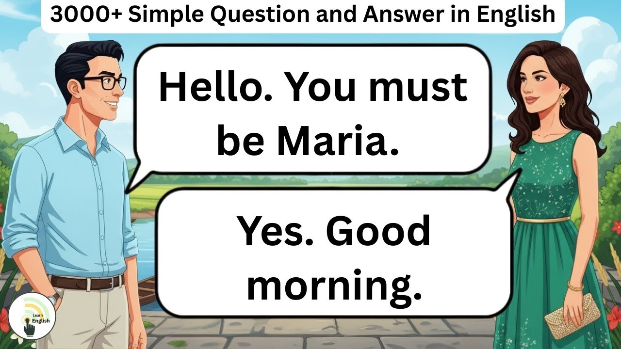 ✅  3000+ Simple Question and Answer in English | Daily English Speaking Practice | Learn English