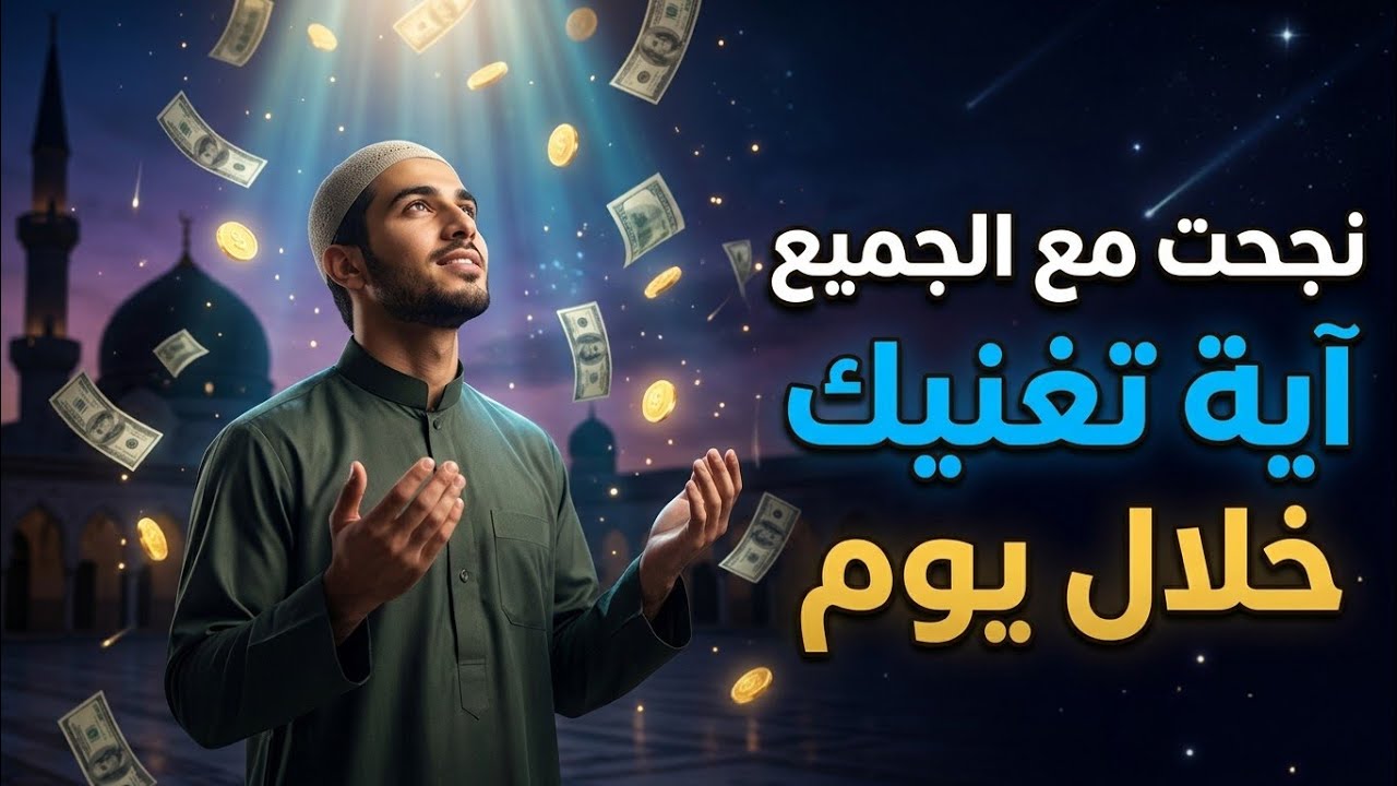 آية عظيمة لجلب الرزق والمال فورًا | اقرأها 7 مرات مع الاستغفار والصلاة على النبي وسترى العجب