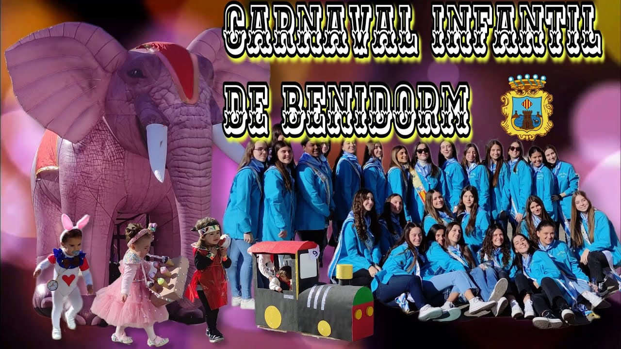 4K CARNAVAL INFANTIL DE BENIDORM #benidorm #fiesta #carnaval #carnaval2024 #desfile #pasacalle