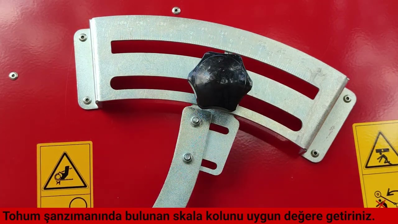 İrtem üniversal ekim makinesi norm ayar kılavuzu