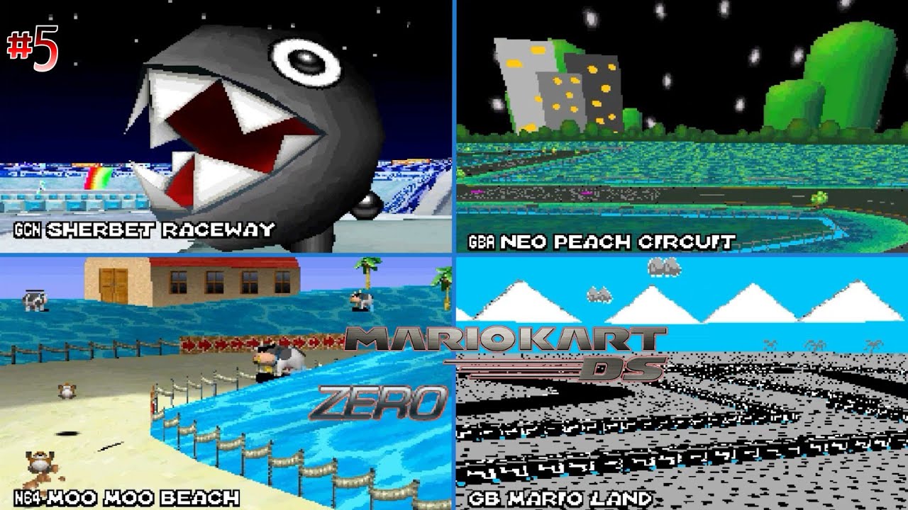 Mario Kart Zero: Mario Kart DS [NDS ROMHACK] (no commentary) I #5 - 50cc SHELL CUP