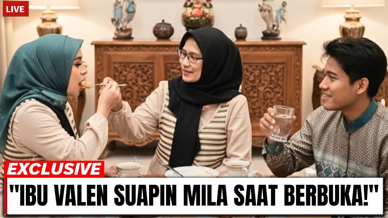 DEKAT BANGET‼️ DETIK-DETIK IBU VALEN SUAPIN MILA SAAT BERBUKA BERSAMA DI PAMEKASAN!