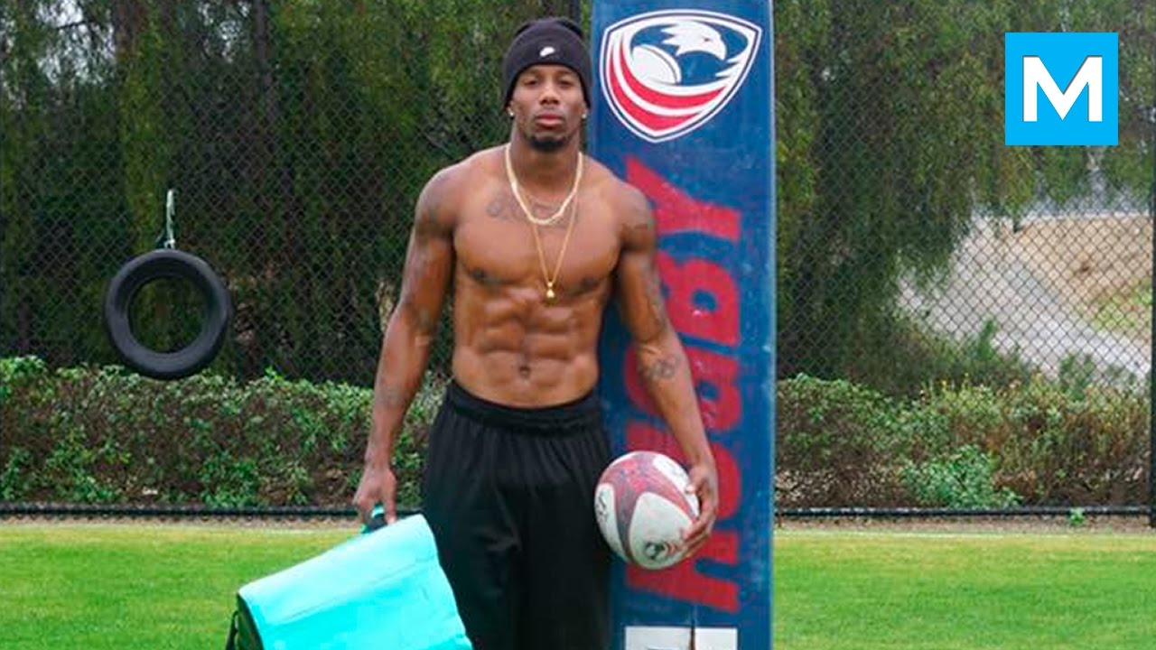 World's Fastest Man in Rugby - Carlin Isles | Muscle Madness