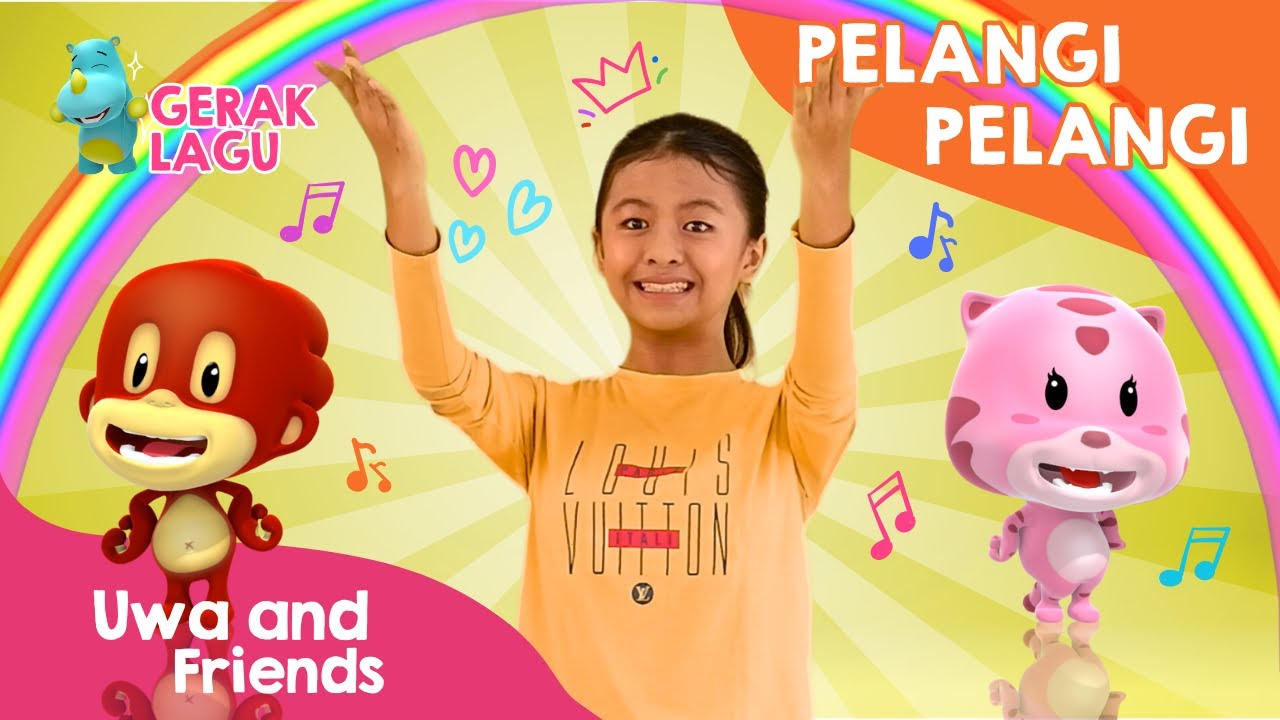 Tarian Pelangi Pelangi - Gerak dan Lagu Pelangi Pelangi - Tarian Anak Terbaru - Dance Pelangi