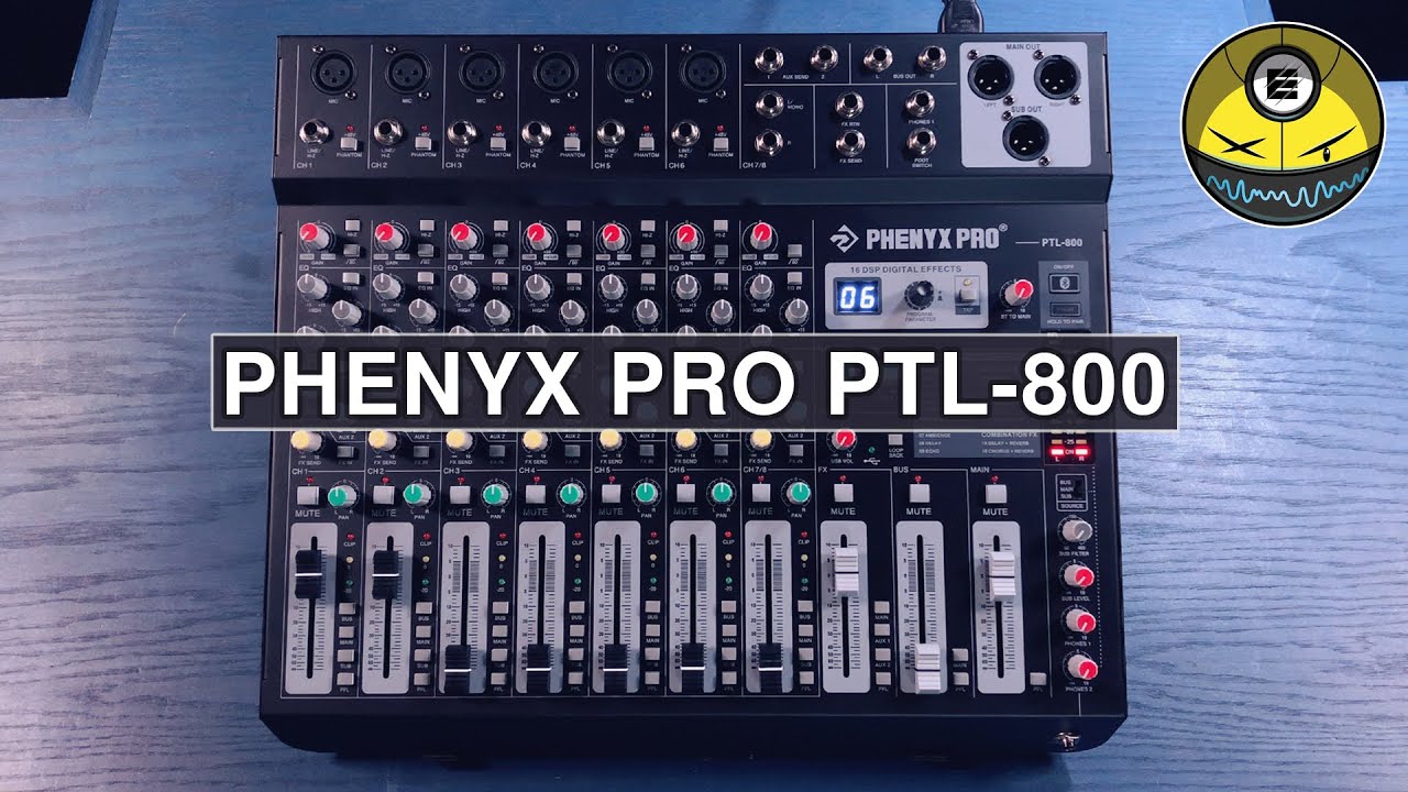 Mixer Review - Phenyx Pro PTL-800! 🎚️🎚️
