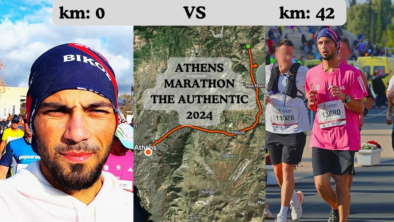 Έτρεξα σε μαραθώνιο για πρώτη φορά (Athens Marathon the Authentic 2024)