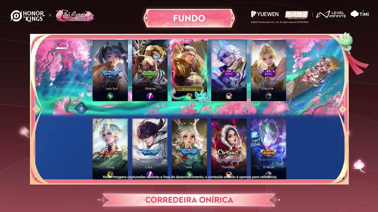 Vitrine de Cosméticos | Colaboração Honor of Kings x Fox Spirit Matchmaker