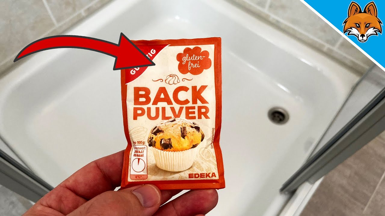 Schütte Backpulver in deine Dusche und STAUNE WAS PASSIERT 💥