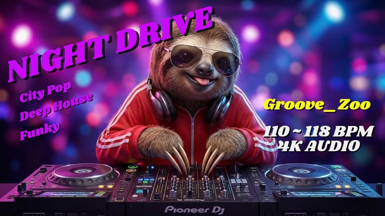 Night Drive in City 🌃 | High-Speed City Pop & Deep House Mix (110-118 BPM)