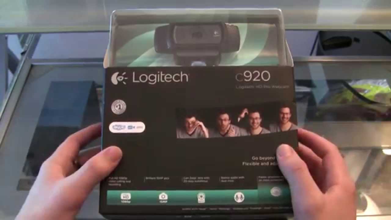 Unboxing the Logitech C920 HD Pro Webcam