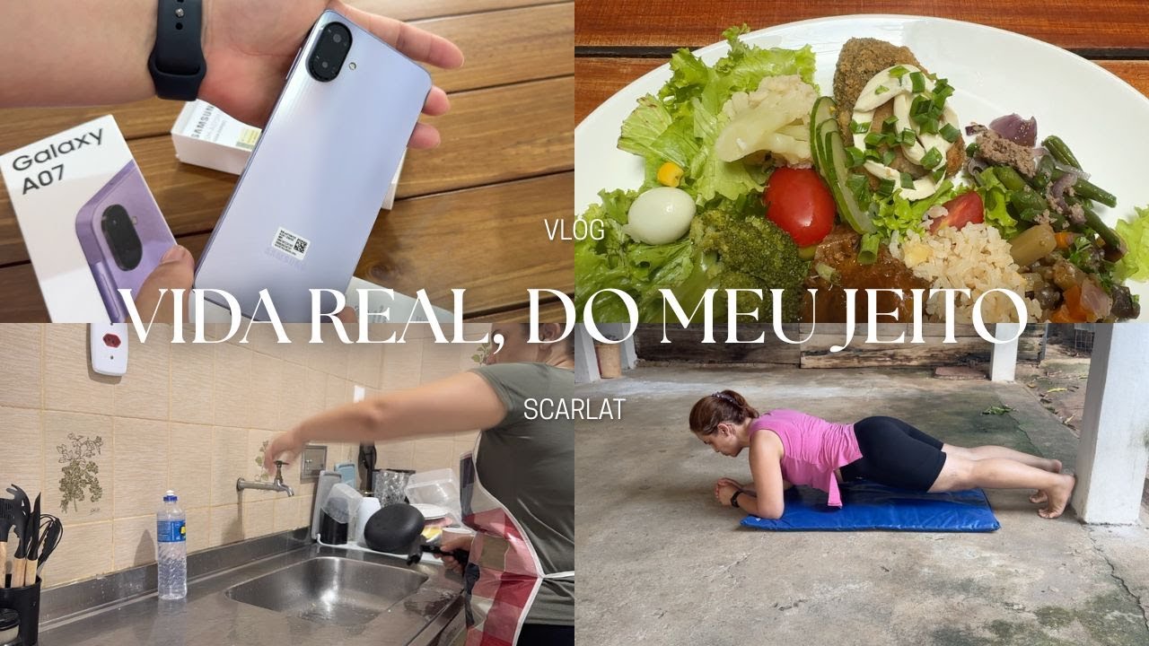 Vlog  trabalhar e cuidar da casa, comprei um celular Galaxy a07, comprinha da shoppe