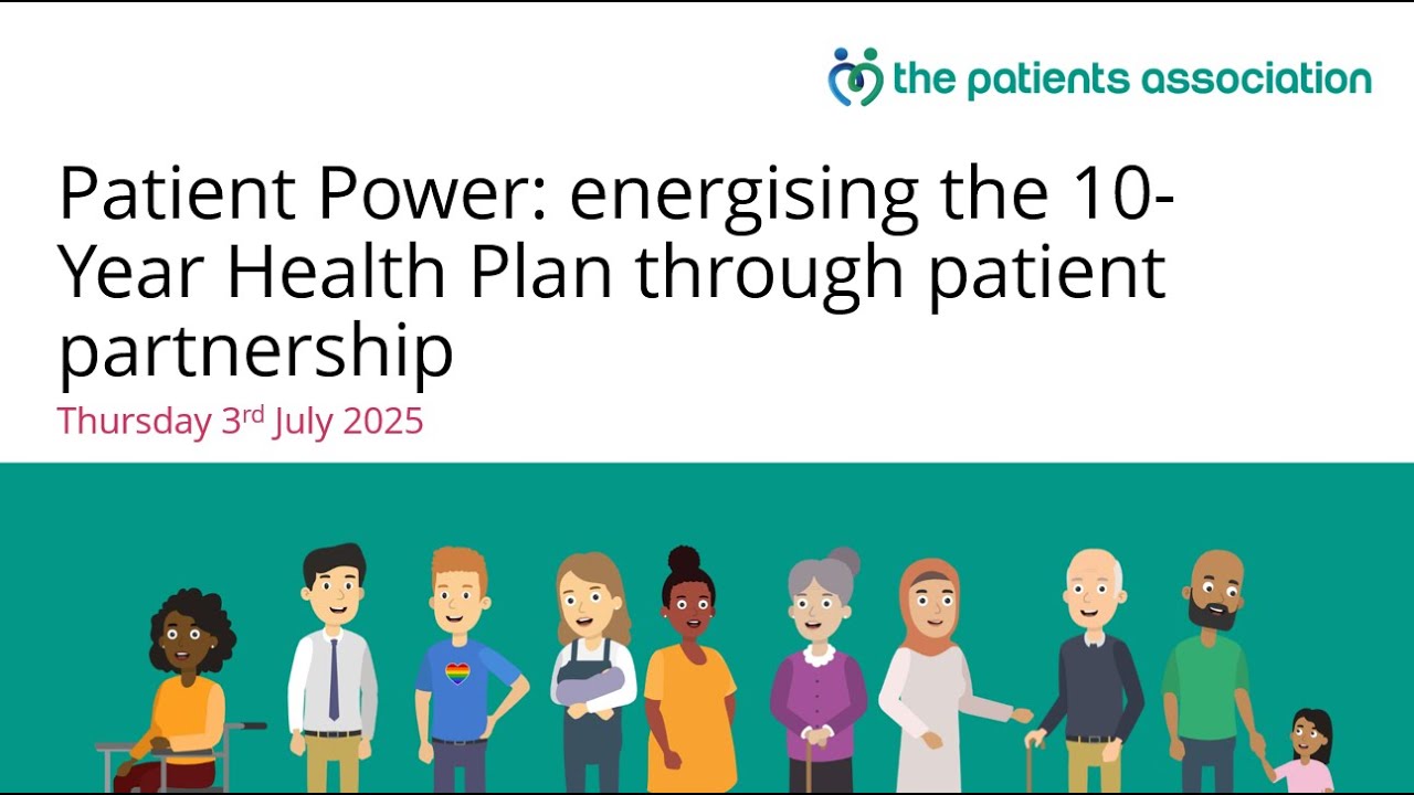 Energising the 10-Year Health Plan through patient partnership - Patient Partnership Week 2025