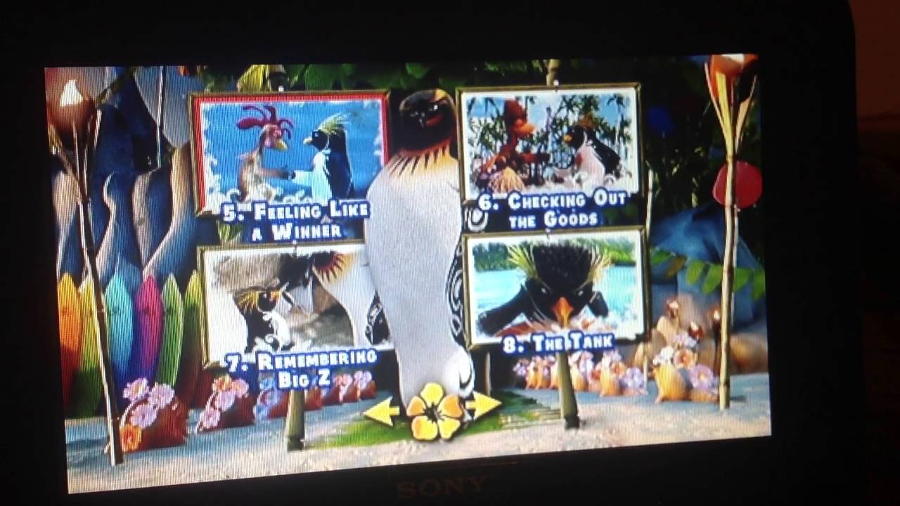 Surf's Up DVD Menu Walkthrough