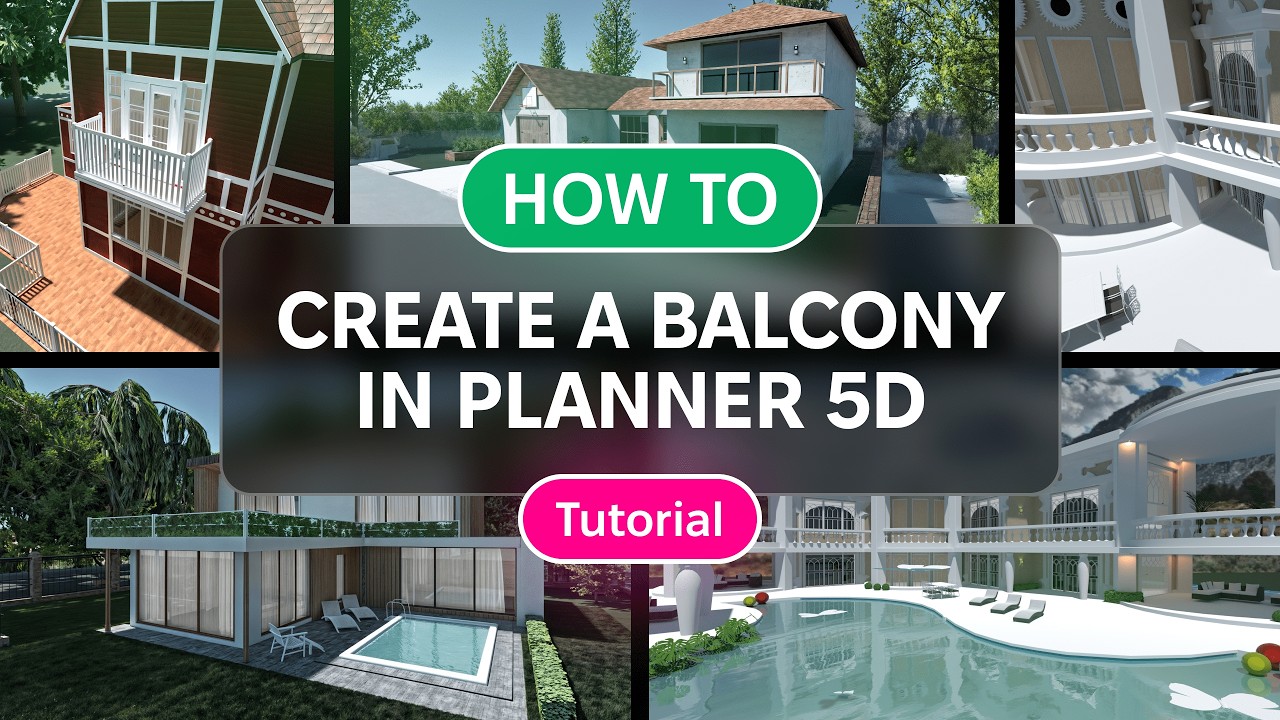 How to make a balcony | Tutorial | Planner 5D