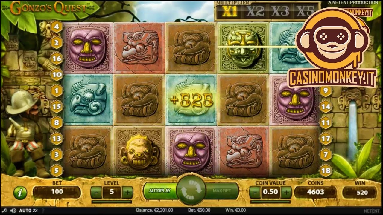 SLOT gonzo's quest - slot MACHINE GRATIS