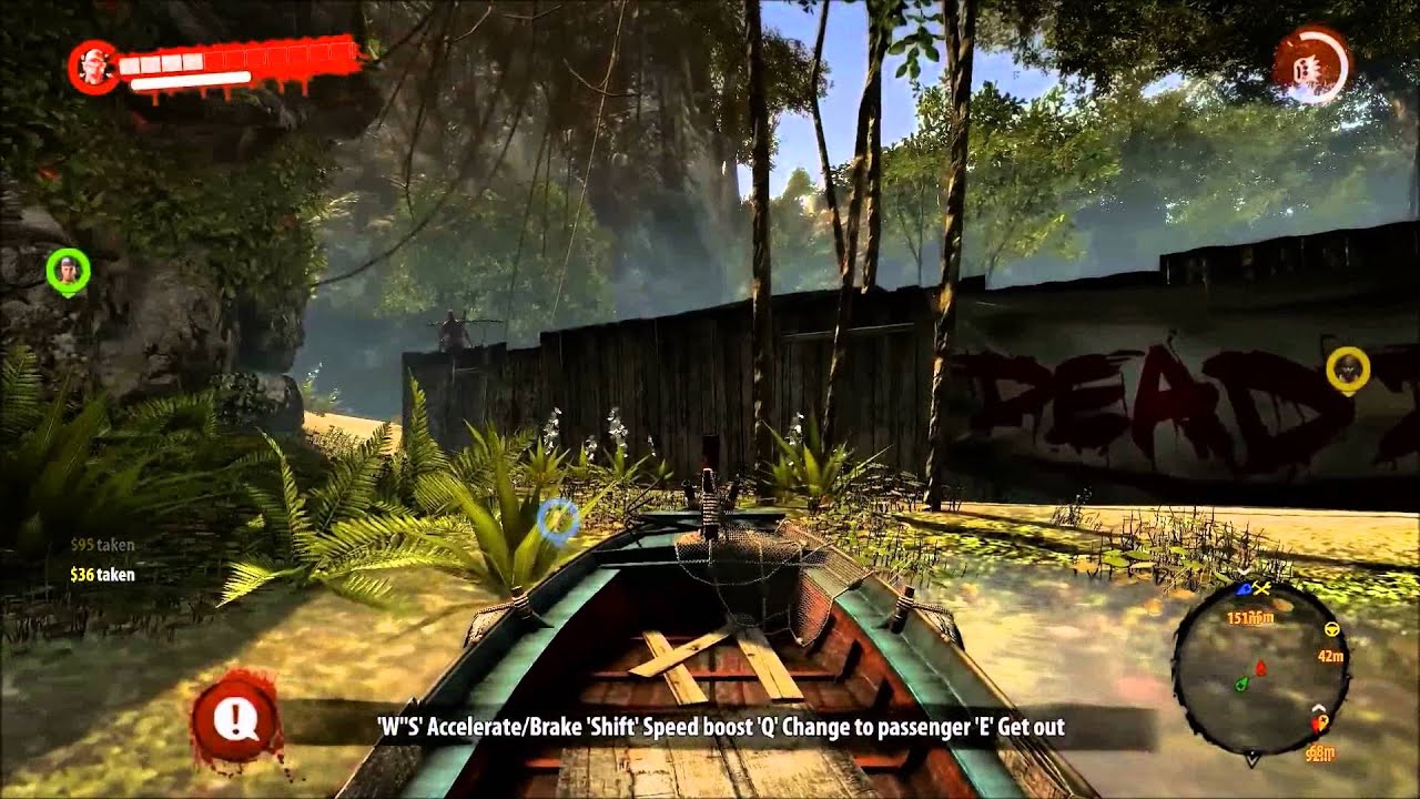 hacked gun boat launch [Dead Island: Riptide]