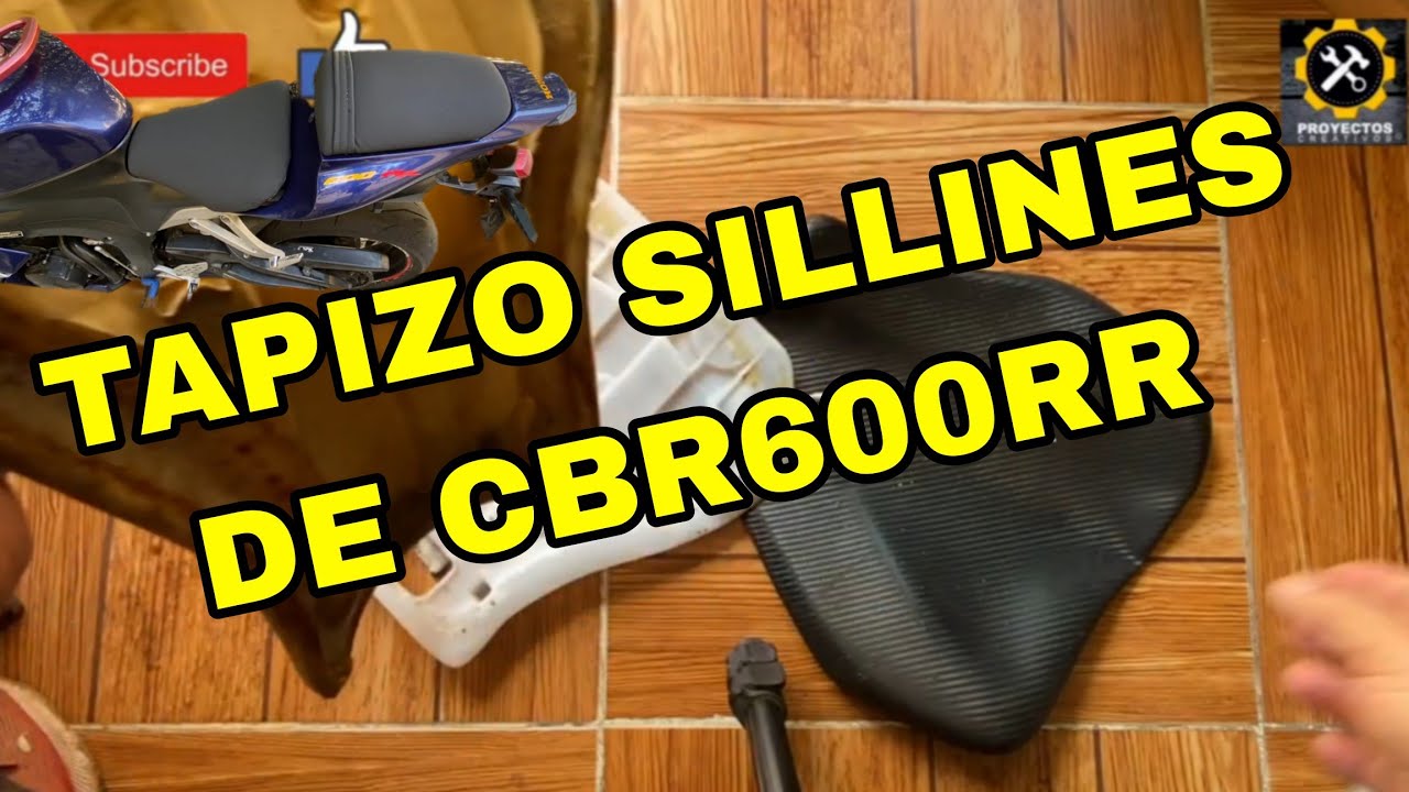 TAPIZANDO SILLIN CBR 600RR #cbr600rr #biker #herramientas 