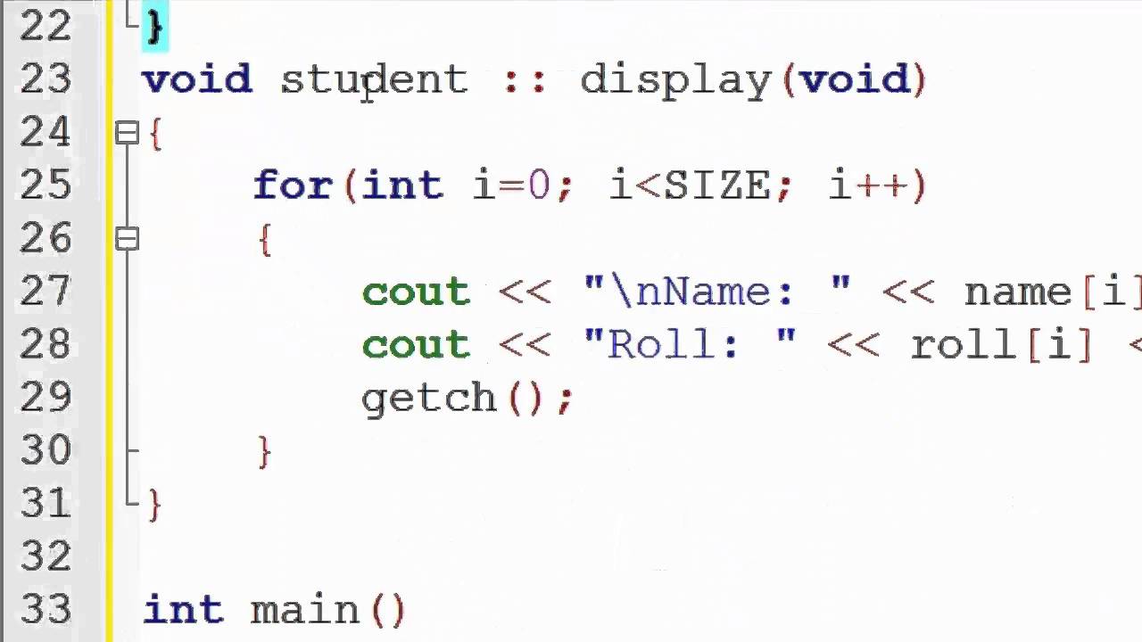 61. Example of Array within Class in C++ (Hindi)
