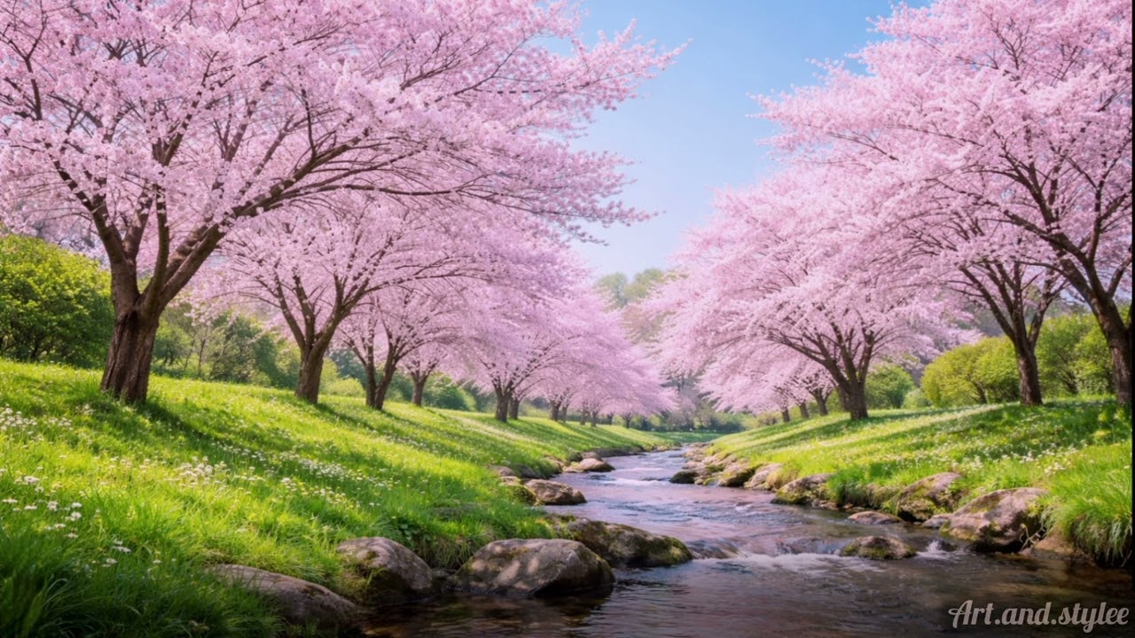 Cherry Blossom Music 🌿🌸 30 Min Piano & Birdsong | Relaxing Therapy for study & Deep Calm