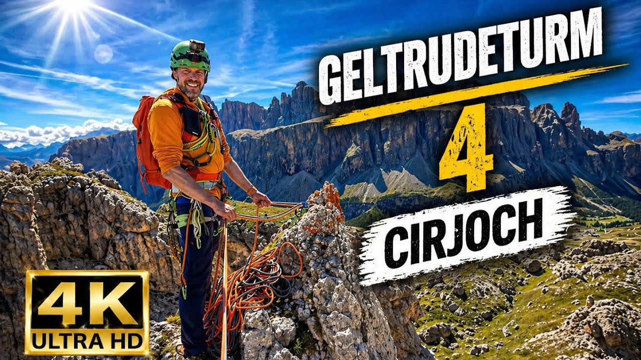 Geltrudeturm (4) 🇮🇹 - Steiler Zahn mit tollem Finale