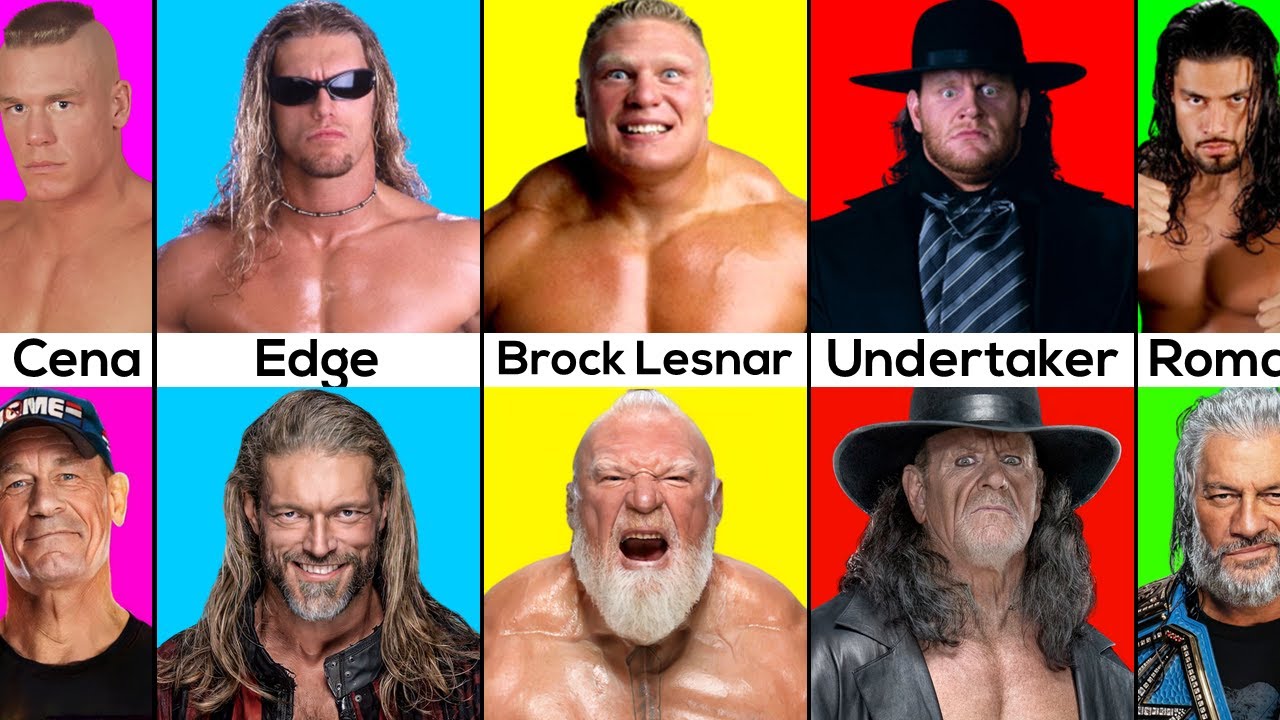 WWE Superstars Then and Now 2023