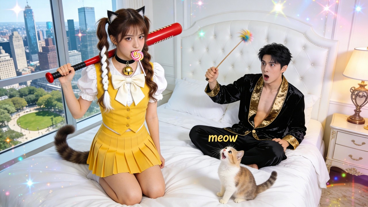 Le PDG froid n'aimait pas les filles, puis il tomba amoureux d'elle, son chat!