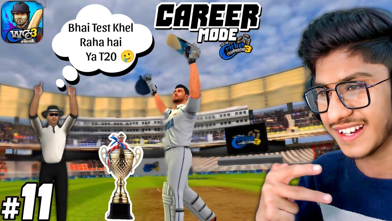 FASTEST TEST HUNDRED FOR INDIA | WCC3 CAREER MODE GAMEPLAY #11