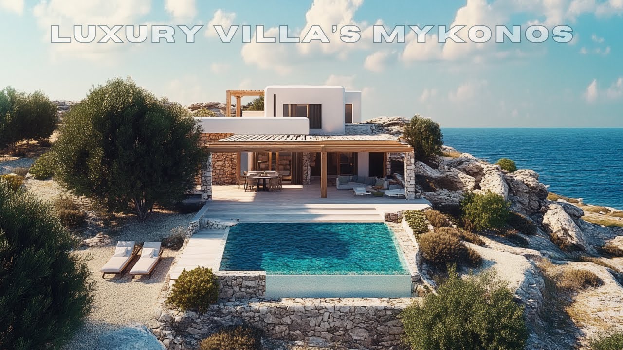 🇬🇷 Luxury Villa's Mykonos: The Epitome of Island Elegance #mykonos #luxuryvillas