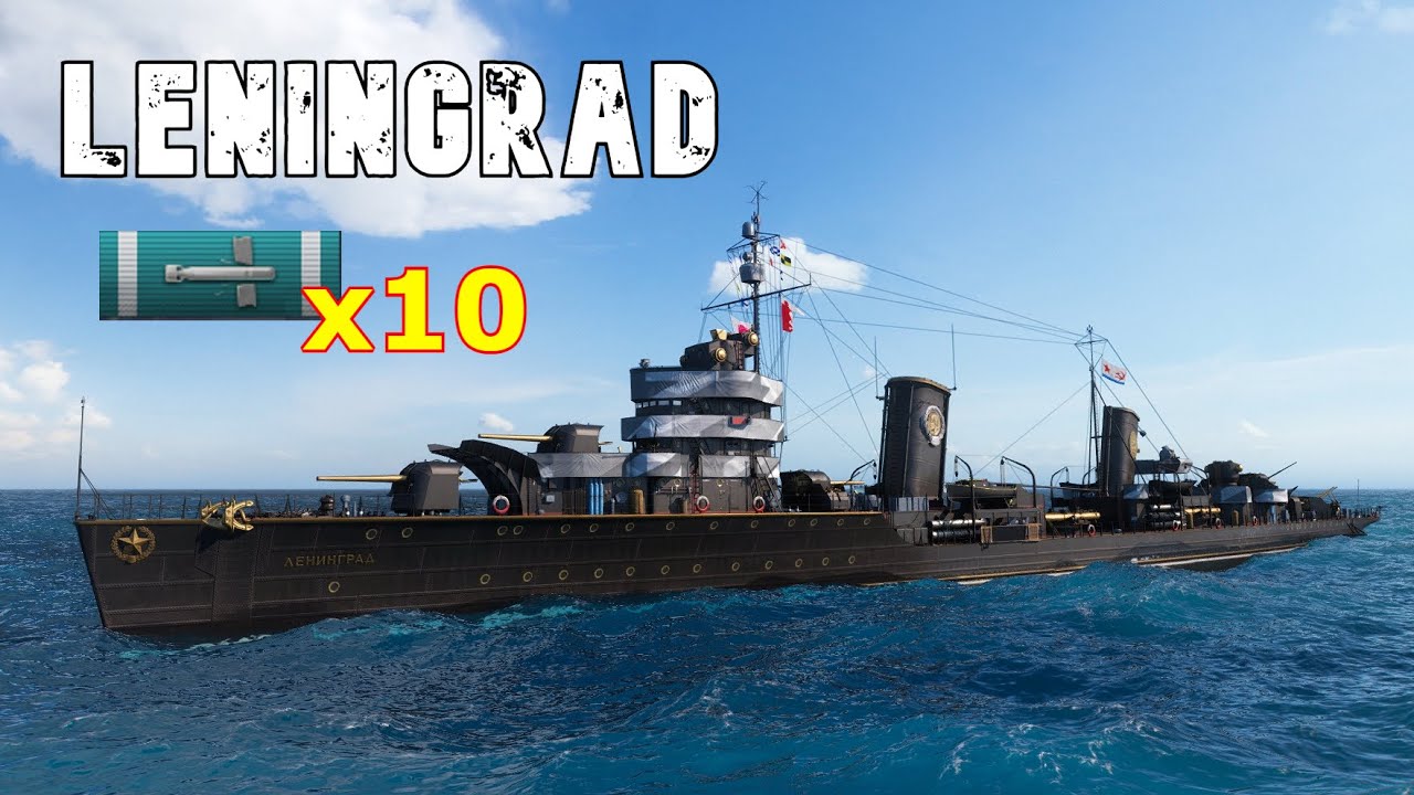 World of WarShips Leningrad - 6 Kills 171K Damage