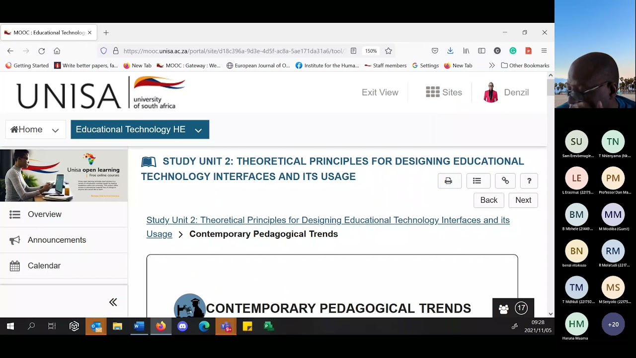 Module Educational Technology in Higher Education   Webinar 02  20211105 091654 Meeting Recording