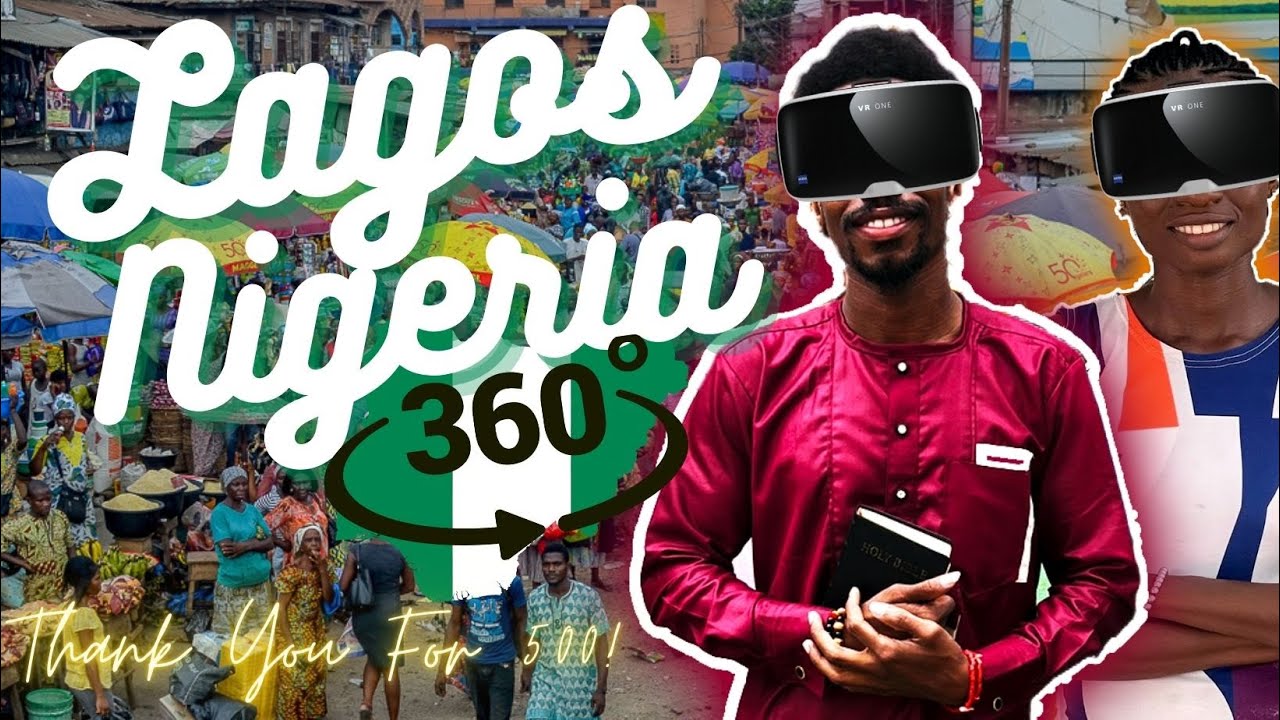 360&deg; Walk through Lagos Market- This is What NIGERIA Feels Like! [5K VR]