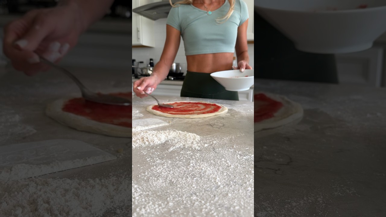 The quickest pizza dough recipe in description
