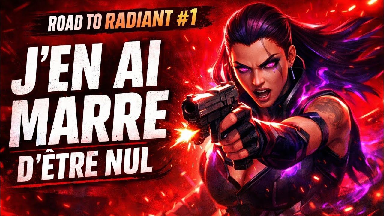 ROAD TO RADIANT #1, J'EN N'AI MARRE D'ÊTRE NUL ! valorant (FT : Roro12052004 / floazy2605)