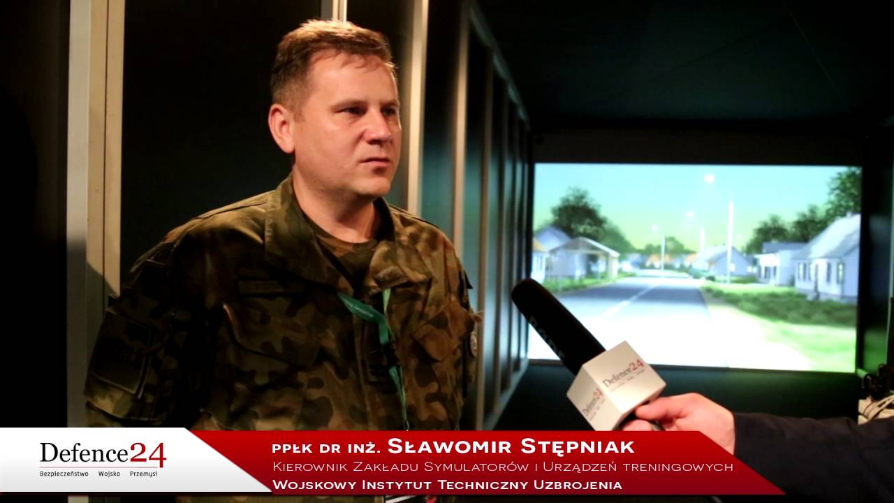 Ppłk dr inż. Sławomir Stępniak o symulatorze strzelań Skaut