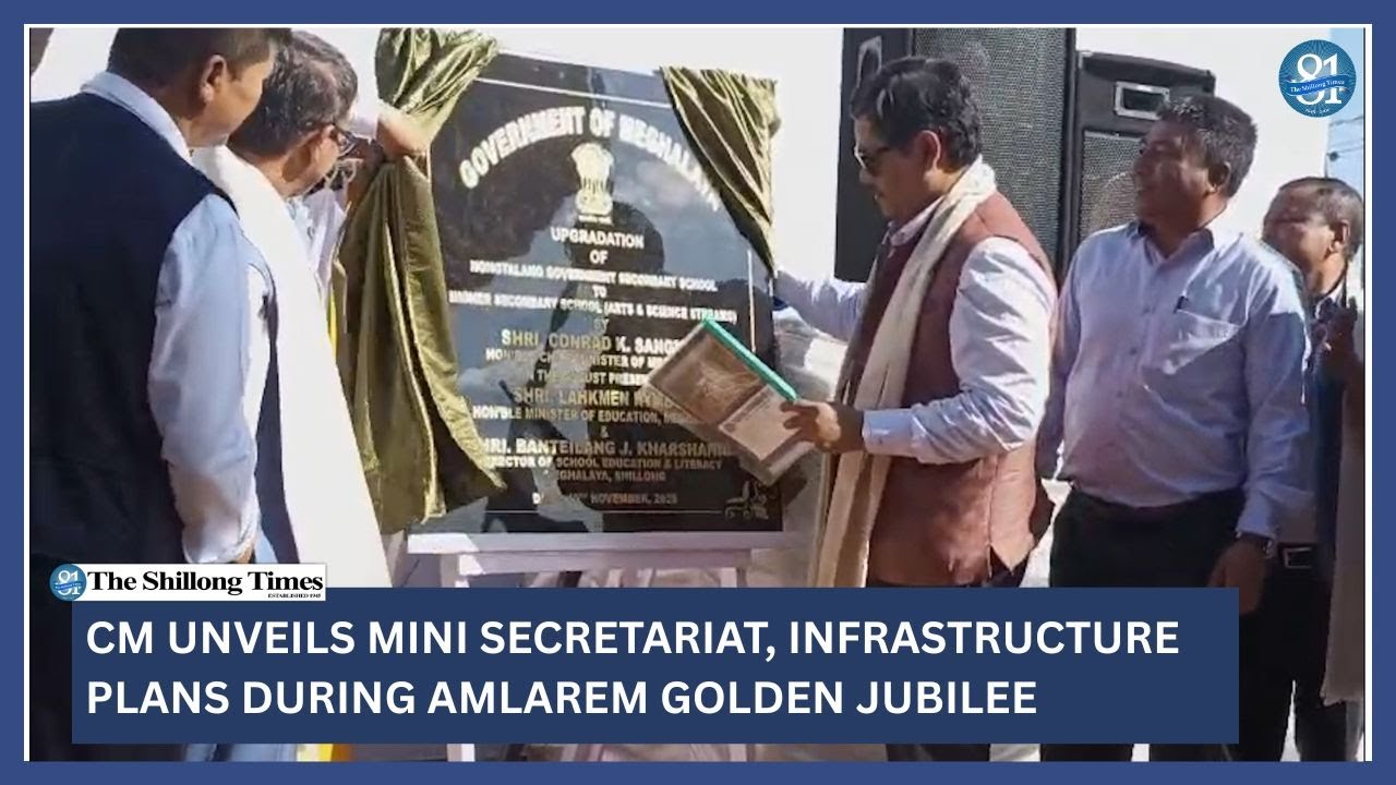 CM unveils Mini Secretariat, infrastructure plans during Amlarem Golden Jubilee