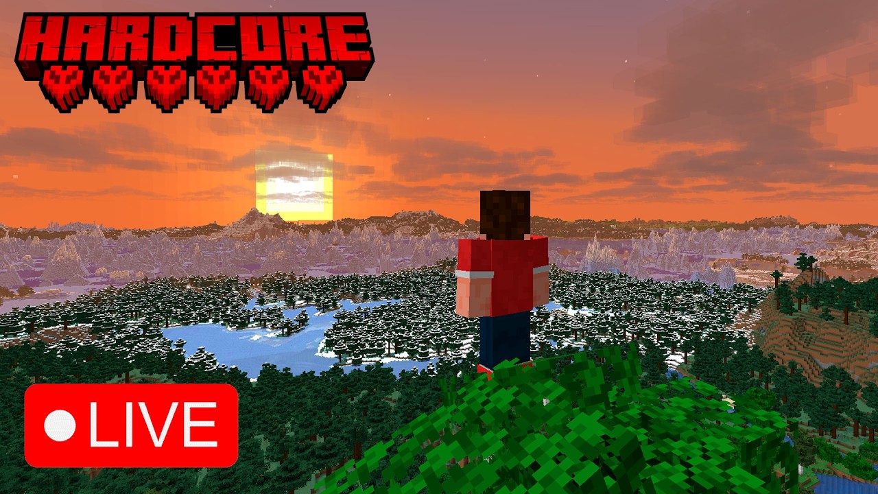 MINECRAFT HARDCORE DIA 12+ - ao vivo !pix
