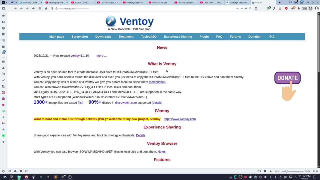 Como Bootear un penDrive facilmente con Ventoy