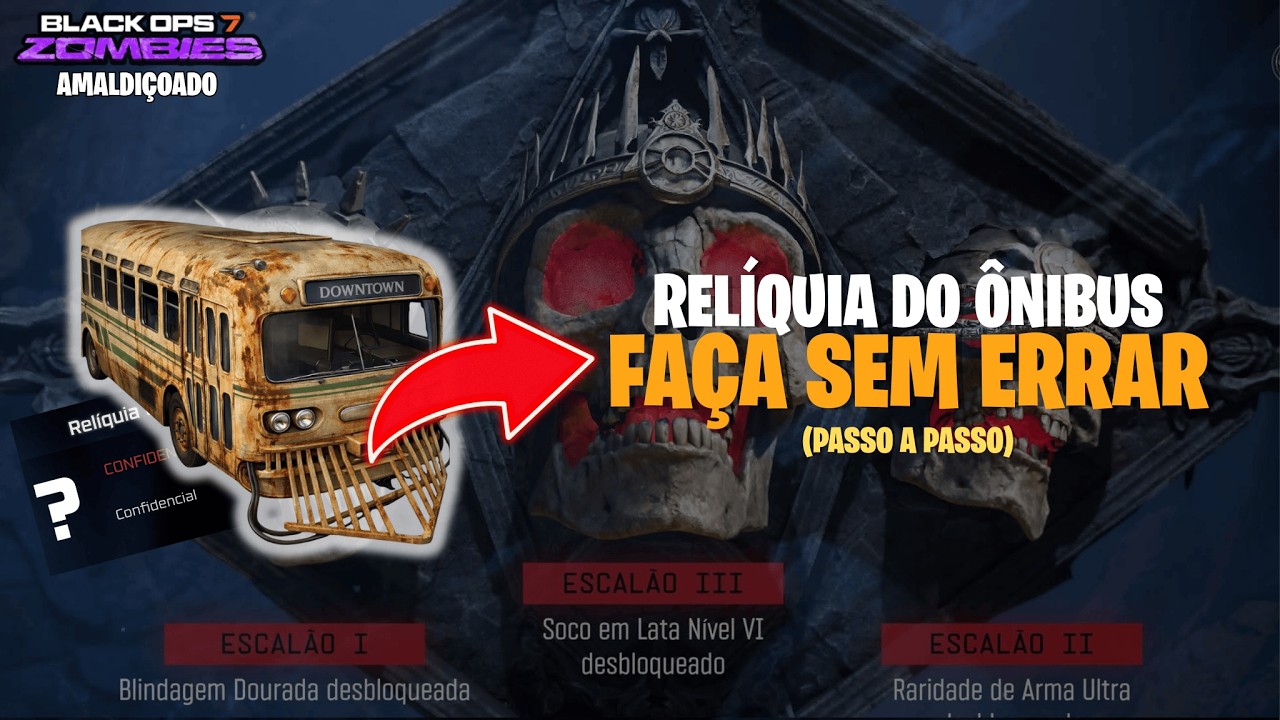 Como Desbloquear a RELÍQUIA do Ônibus BO7 Zombies 