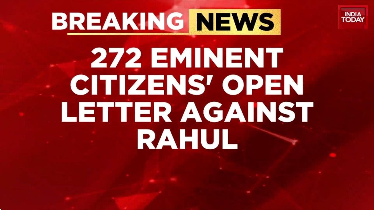 272 Citizens Slam Rahul Gandhi For 'Tarnishing' Election Commission In Open Letter | India Today