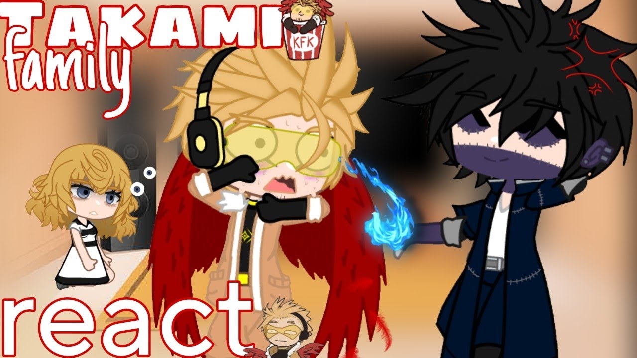 Takami family react to Hawks | 2/2 | MHA spoilers s6 | no ships | Gacha club