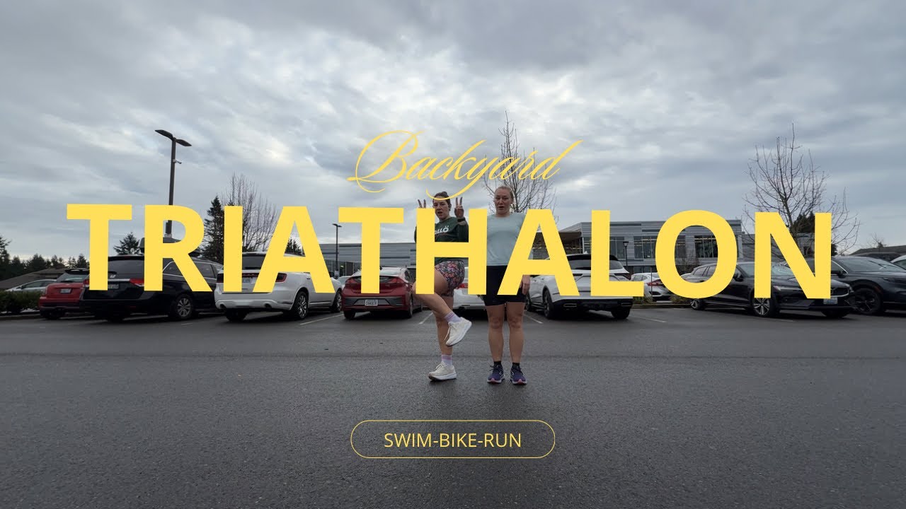 Backyard Triathalon at the Gym