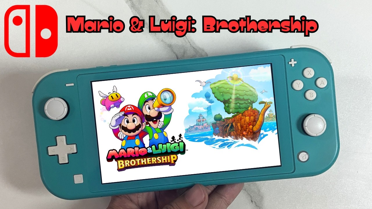 Mario & Luigi: Brothership + Update Patch 1.0.1 | Nintendo Switch Lite Gameplay Handheld