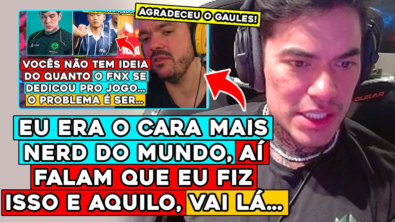 📢 FNX REAGE AO GAULES O DEFENDENDO SOBRE SER DESCOMPROMISSADO: 
