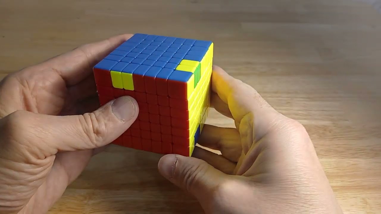 Rubik's cube 7x7 assembly tutorial various algorithms, various combinations
