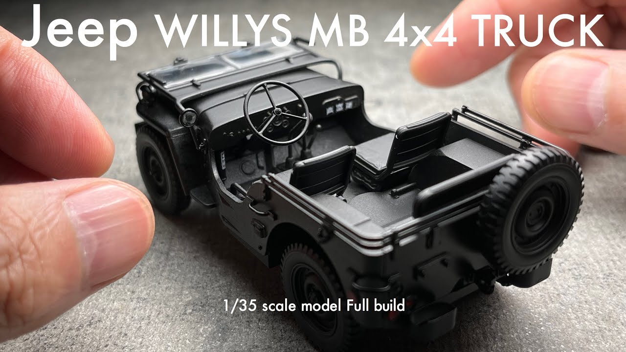 Jeep WILLYS MB 1/4-ton 4x4 TRUCK【タミヤ 1/35】プラモデル製作  Scale Model